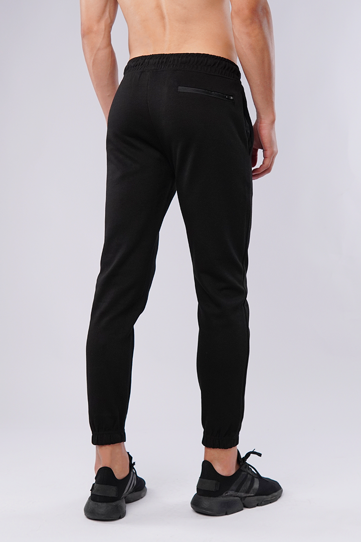 Terry Jogger Pants - Black - Mendeez PK 