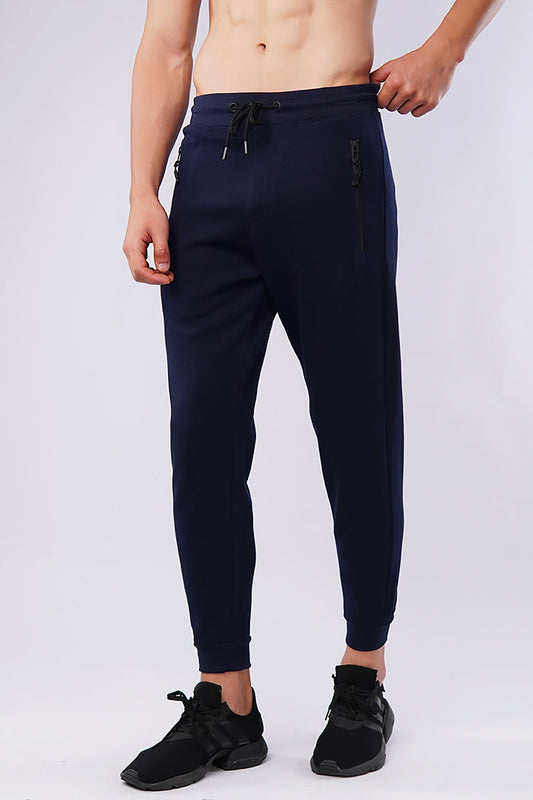 Zipper Jogger Pants - Navy Blue - Mendeez PK 