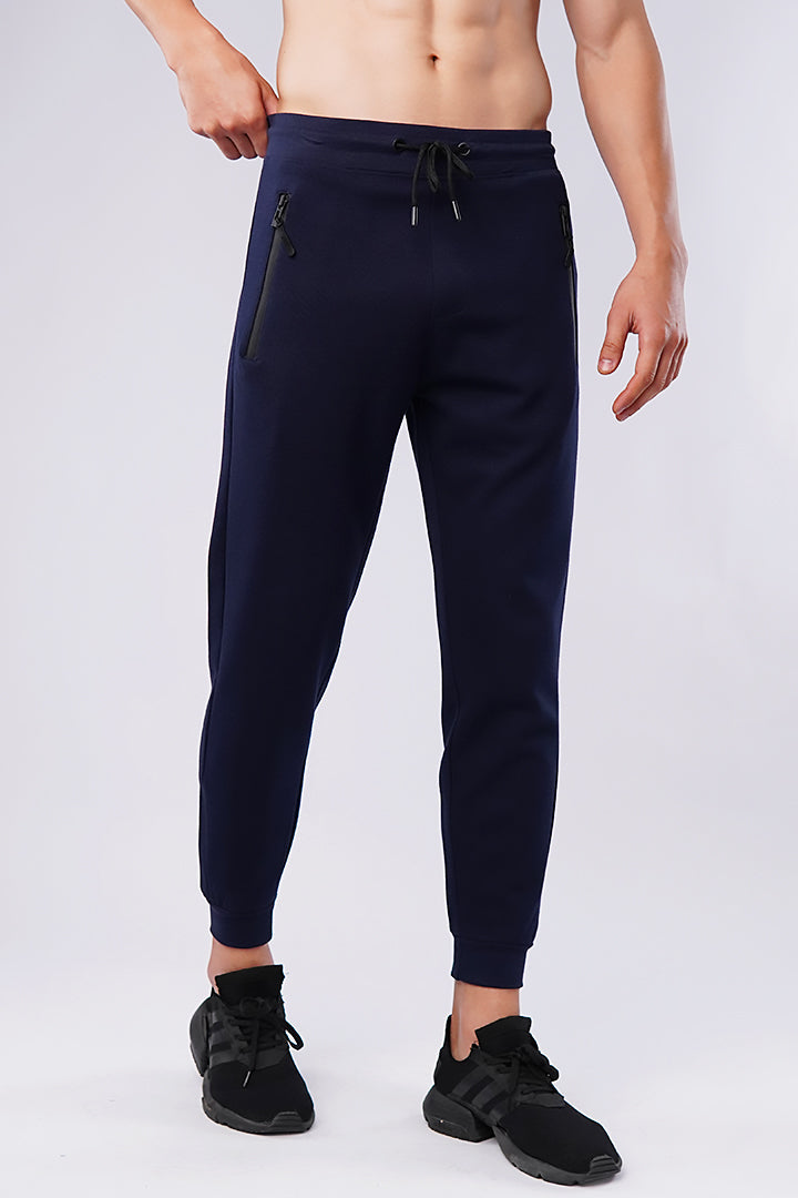 Zipper Jogger Pants - Navy Blue - Mendeez PK 