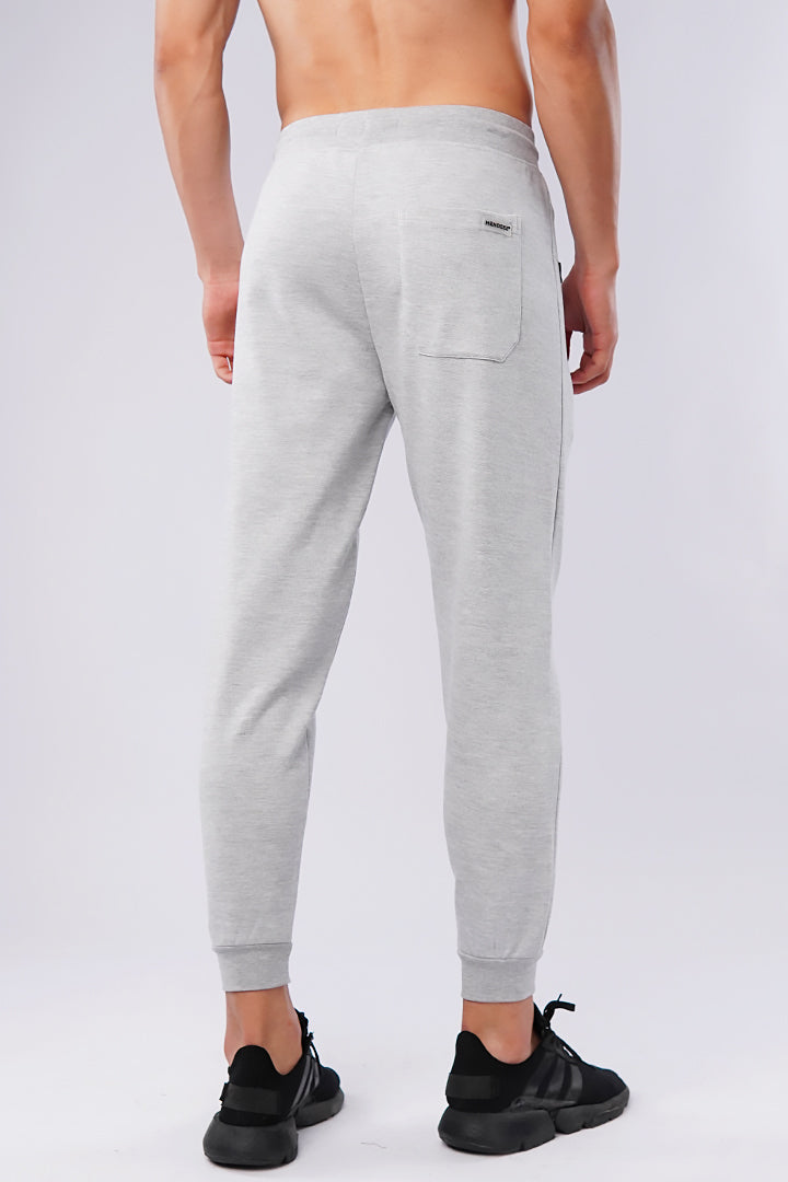 Zipper Jogger Pants - Heather Grey - Mendeez PK 