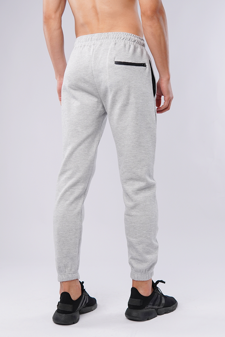 Terry Jogger Pants - Heather Grey - Mendeez PK 