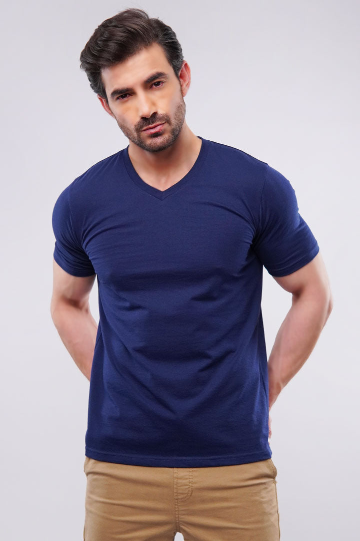 Marine V-Neck T-shirt - Mendeez UAE 