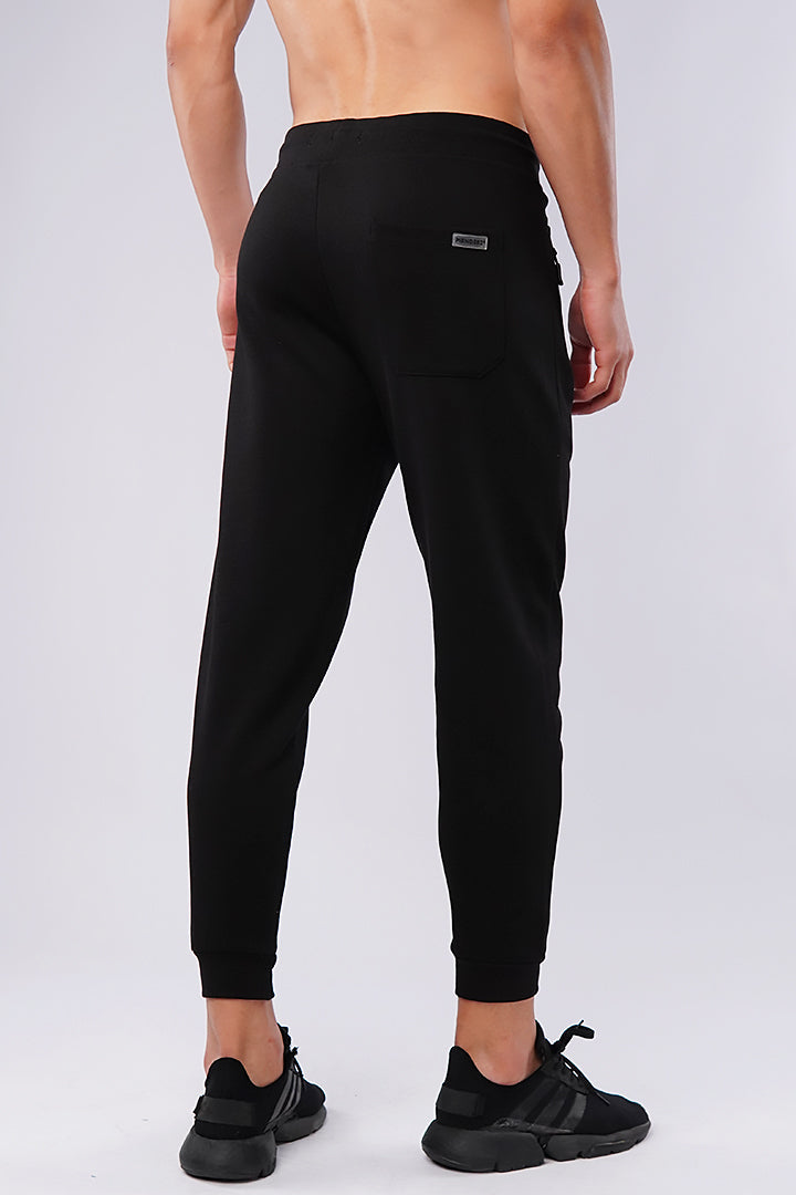 Zipper Jogger Pants - Black - Mendeez PK 