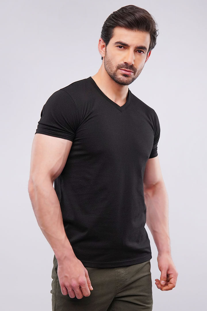 Ink V-Neck T-shirt - Mendeez UAE 