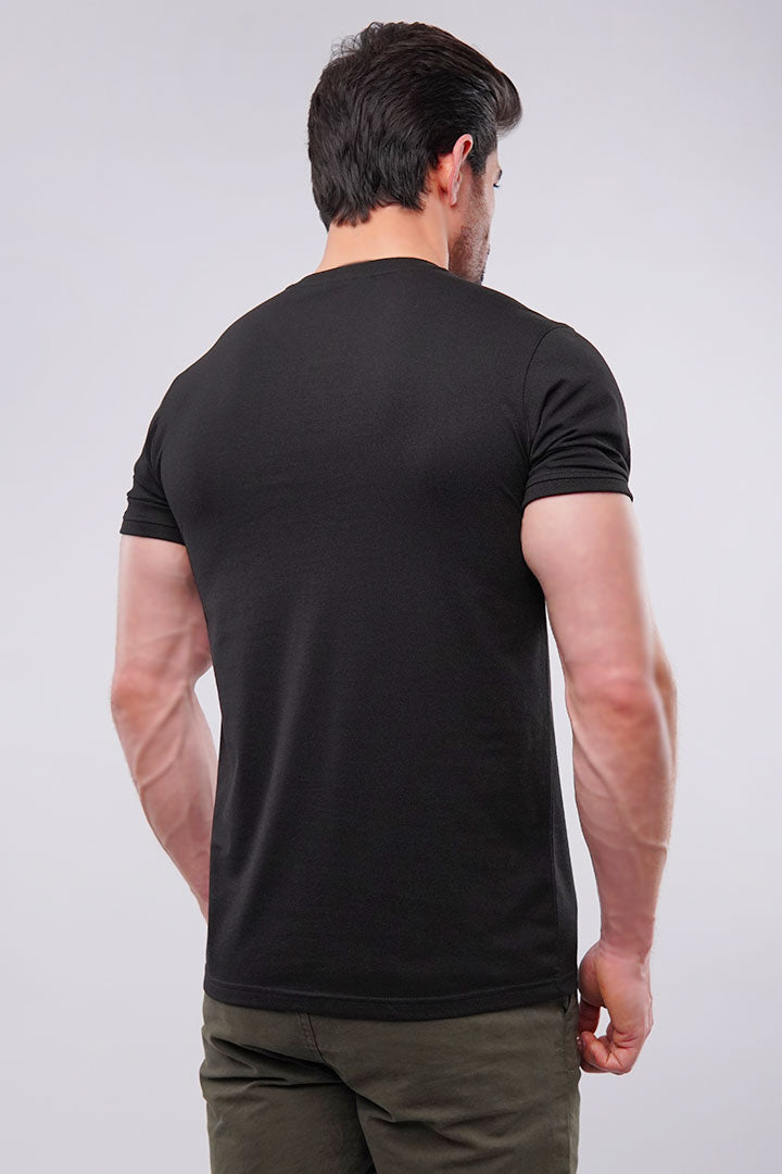 Ebony Henley T-shirt - Mendeez UAE 