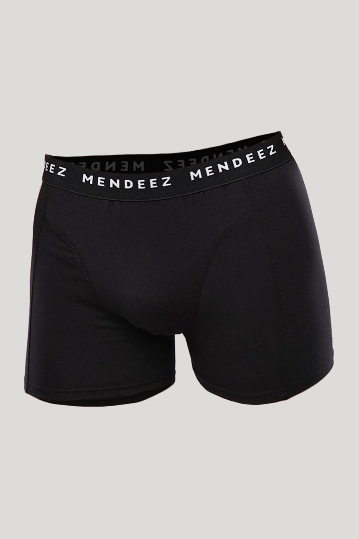 Jacquard Boxer Briefs - Pack of 3 (Black, Heather Grey, White) - Mendeez UAE 