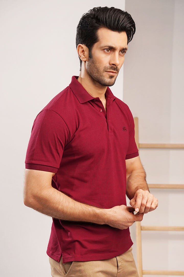 Garnet Polo-MENDEEZ-T-Shirts